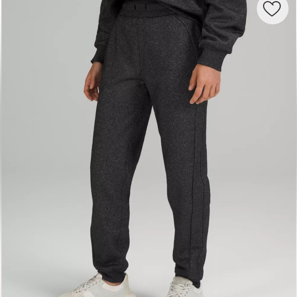 NWOT Lululemon Scuba Jogger High Rise Sparkle size 6 Black BLK Spark